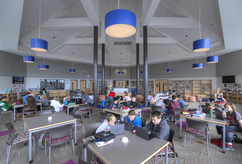 Liberty Middle School Dining Space